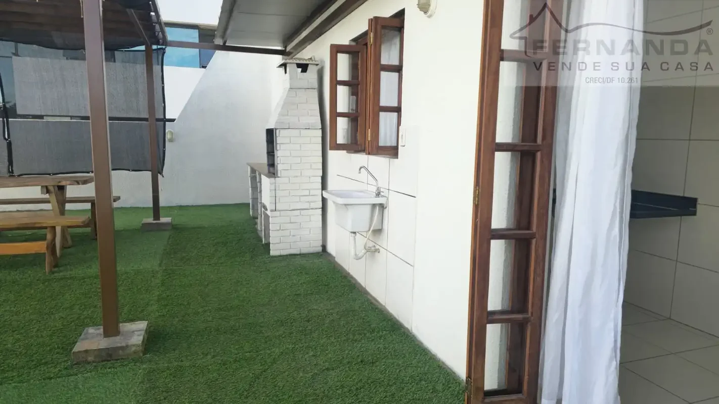 Cobertura no CA 05 – Lago Norte | 1 Quarto | Terraço Privativo de 81m² com Churr...