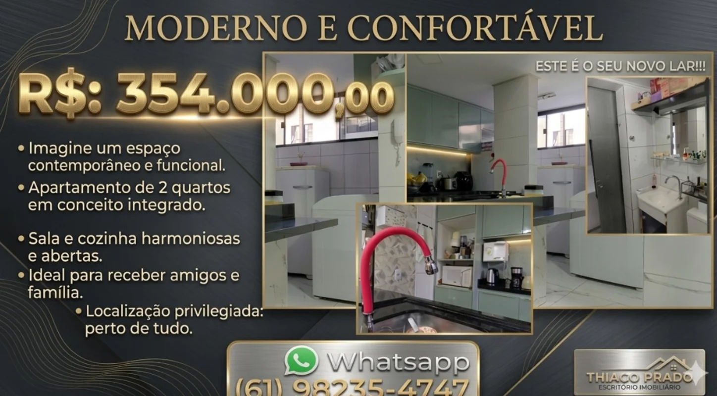 Apartamento com toda Modernidade e Conforto em uma das Melhores Regiões da Cidad...