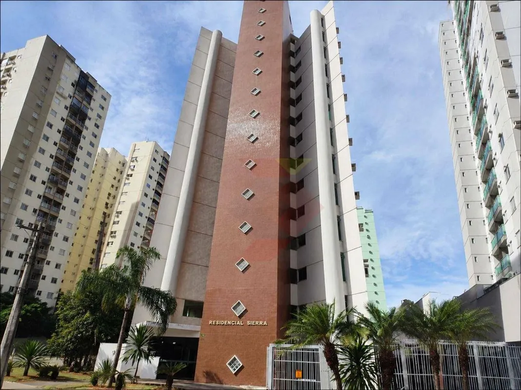1 quarto suíte com armário e ar-condicionado, sala com sacada, lavabo, cozinha a...