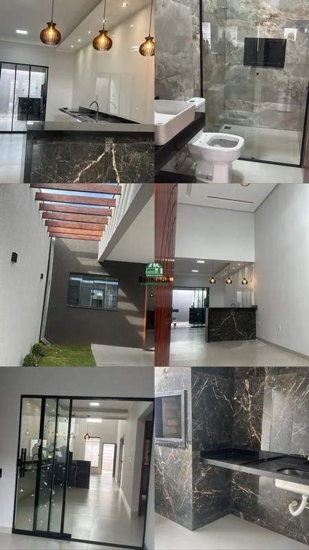 Garagem para até 2 carros3 quartos, sendo 1 suíteSala amplaCozinhaÁrea de churra...