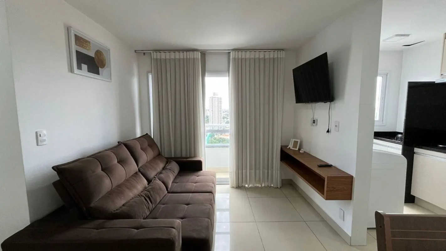 EDIFÍCIO TERRA ONE- Setor Bueno - Apto. 17081 Quarto com cama, armário;1 Banheir...