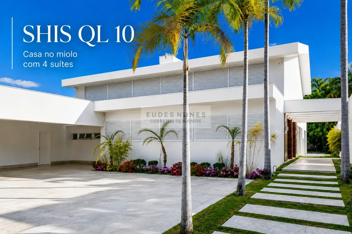 Casa com 5 quartos, sendo 4 suítes, à venda na SHIS QL 10, Lago Sul, Brasília.1....