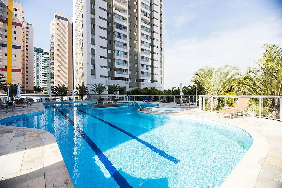 Quarto e sala de 50² em Águas Claras - Residencial Yes Quadra 210O APTO . 50 m² ...