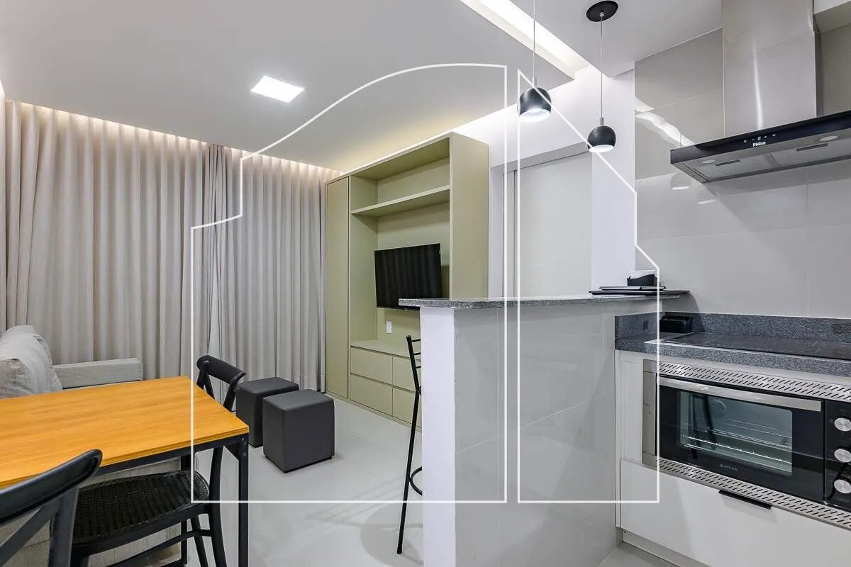 DALL'OCA IMÓVEIS ALUGA:Excelente apartamento totalmente reformado, com projeto d...
