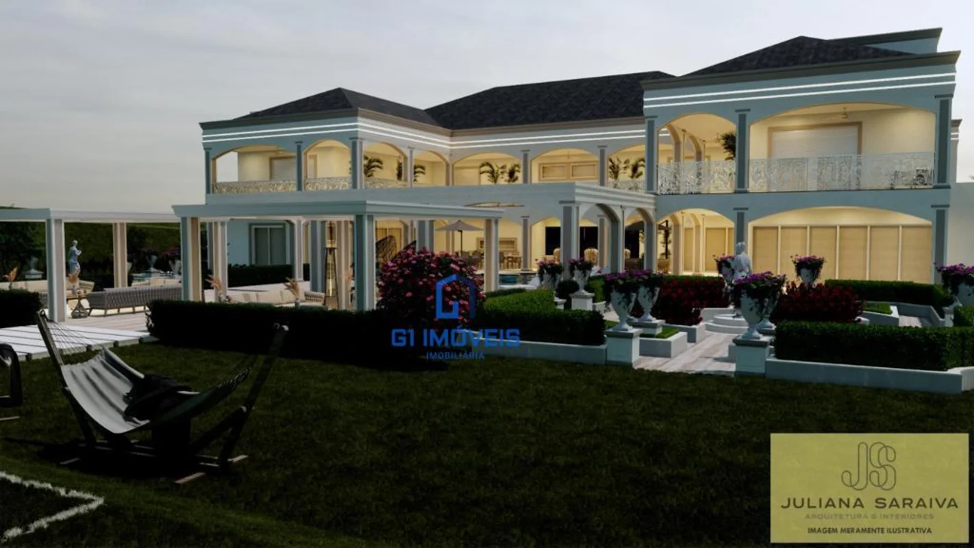 Residência exclusiva no Aldeia do ValeCom 5.000m² de terreno e 1.600m² de área c...