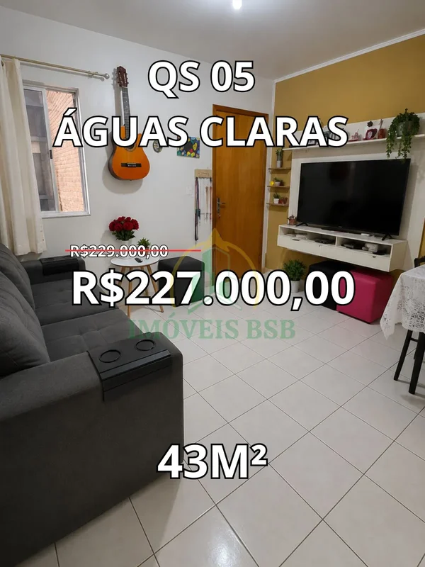A Imóveis BSB disponibiliza essa ótima oportunidade na QS 05 do Areal (Águas Cla...