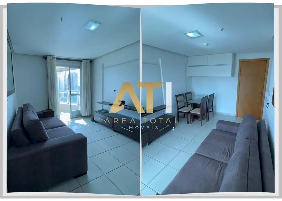 ÁREA TOTAL IMÓVEIS vende: Apartamento Mobiliado de 1 Quarto em andar alto no Res...
