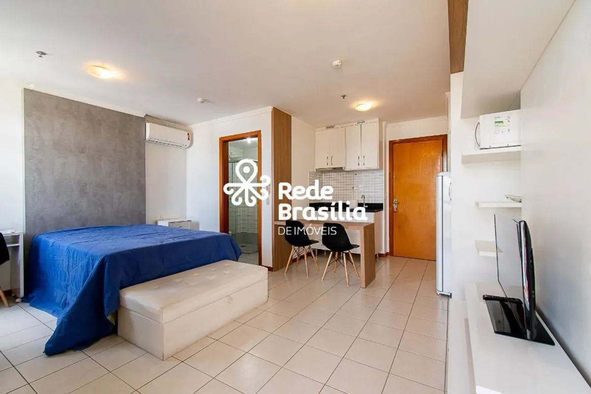 TH2396 - Av Parque Aguas Claras - Res. Madison Studio Service, Kitnet 28m². Agen...