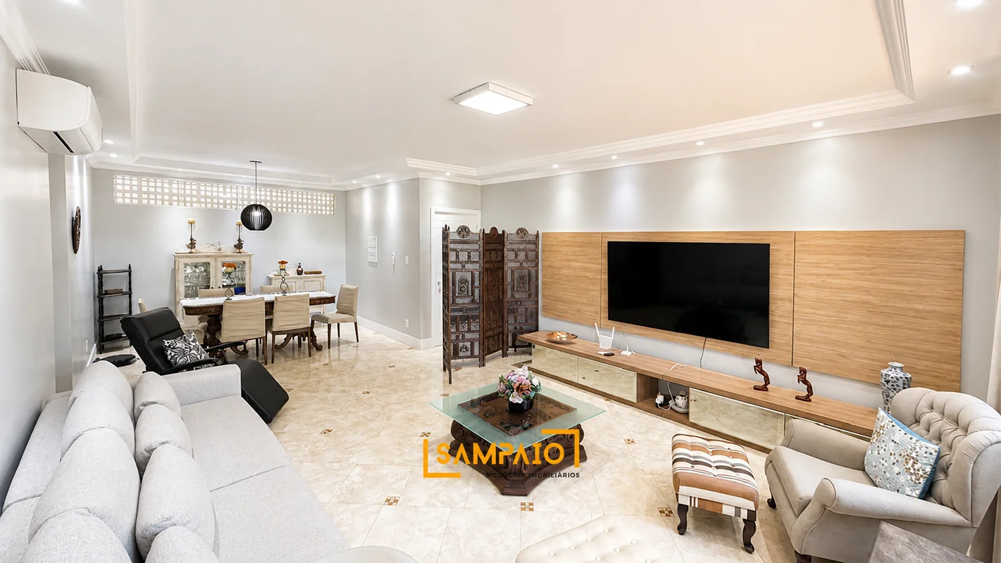 Descubra este amplo apartamento de 154m² na SQS 306, ASA SUL, Brasília. Com uma ...