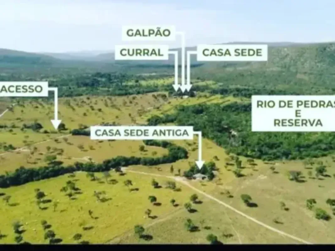 FAZENDA NO MUNICÍPIO DE TERESINA GO COM ÁREA TOTAL DE 94 ALQUEIRES OU 455 HECTAR...