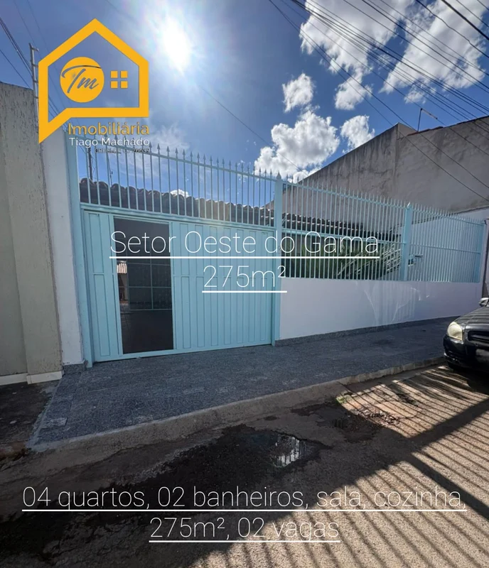 Excelente casa no Setor Oeste do GamaProjetada para oferecer conforto, espaço e ...
