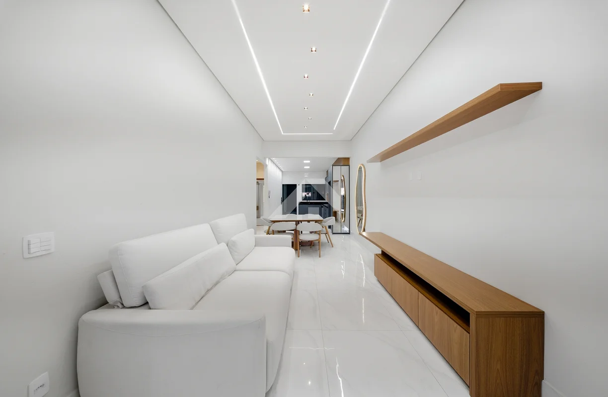 Um projeto que traduz elegância em cada ambiente!Linhas modernas, iluminação sof...