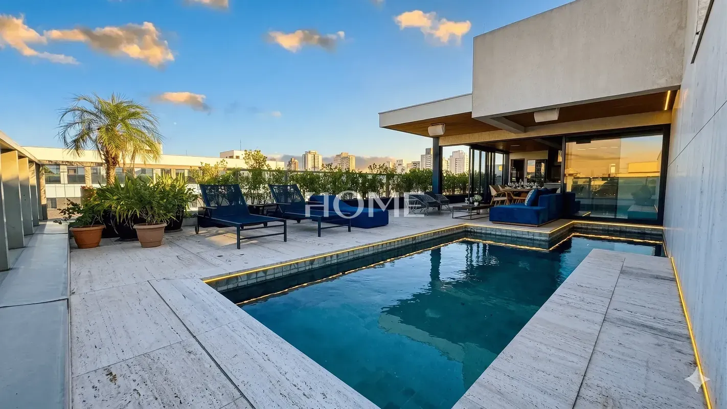 HOME VENDE COM EXCLUSIVIDADE:COBERTURA DUPLEX EXCLUSIVA, COMPOSTA POR:ÁREA SOCIA...