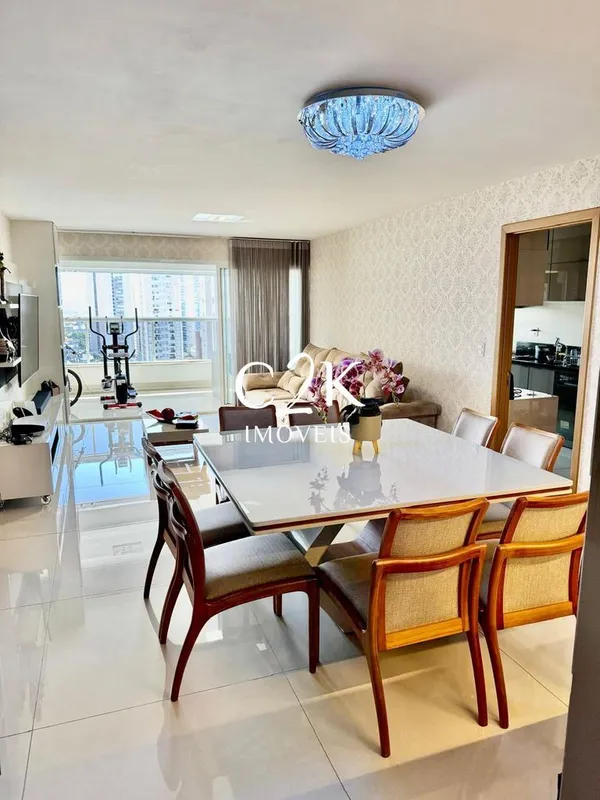 Apartamento - semi mobiliado com 3 suítes + varanda gourmet - Setor Bueno????Ent...