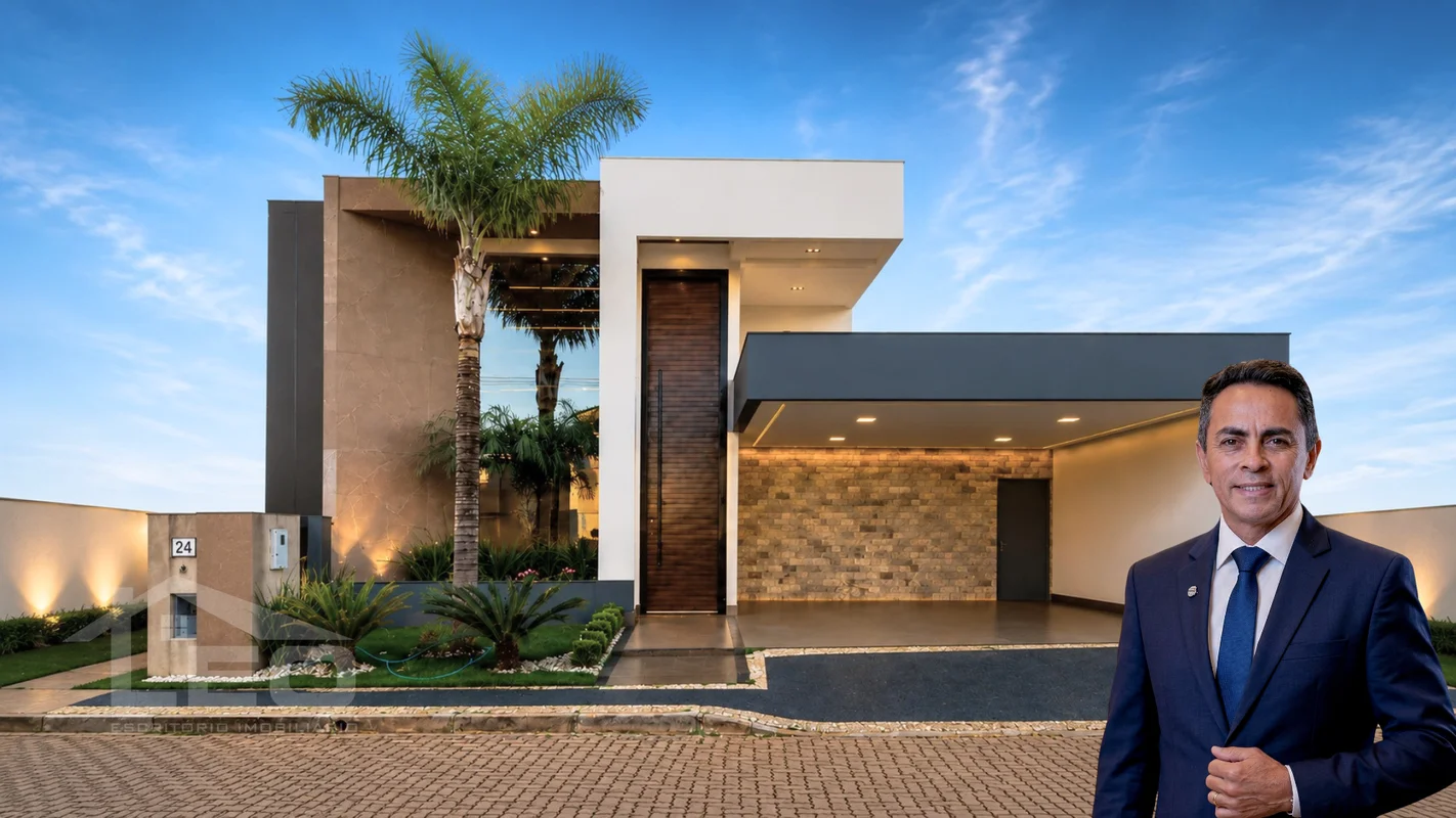 Vendo excelente casa de alto padrão na Ponte Alta Norte, localizada em condomíni...