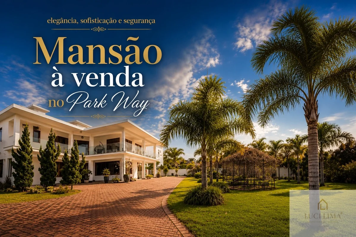 Casa exclusiva à venda na Quadra 7 do Park WayUma residência imponente, sofistic...