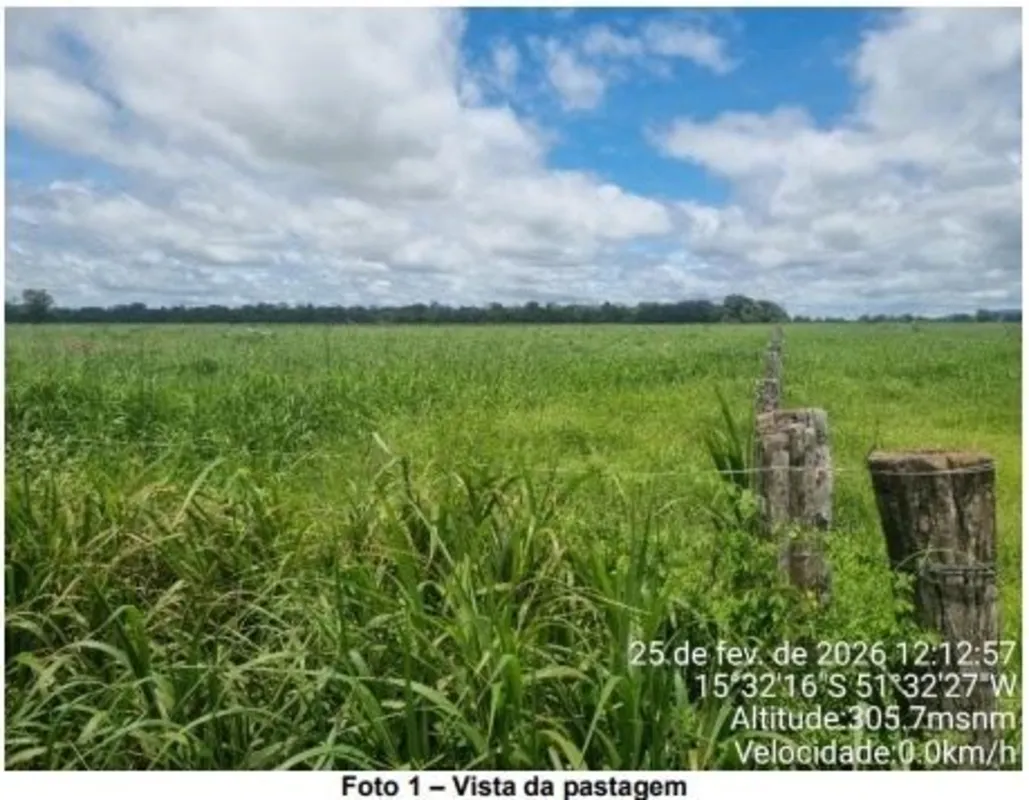 Área total com 2.658 hectares, correspondendo a aproximadamente 549 alqueires go...
