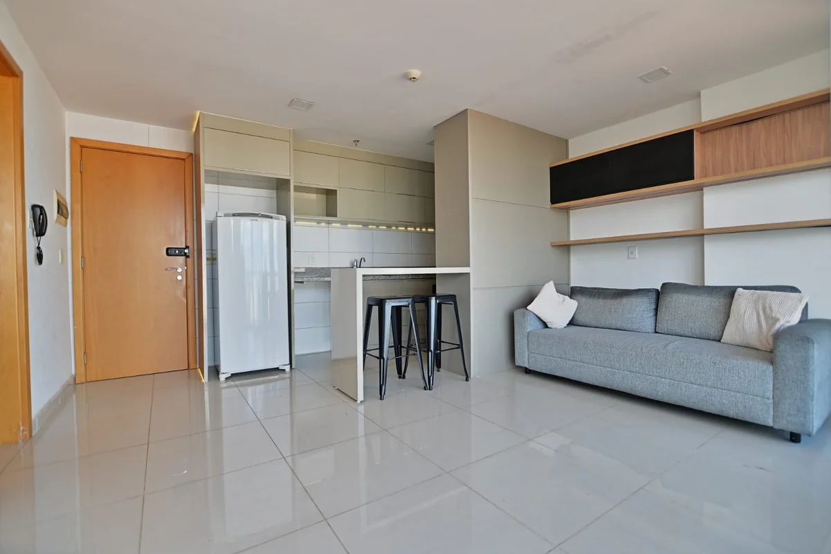 Residencial DF Plaza 1 quartoApartamento de 1 quarto com 44 metros, à venda no D...