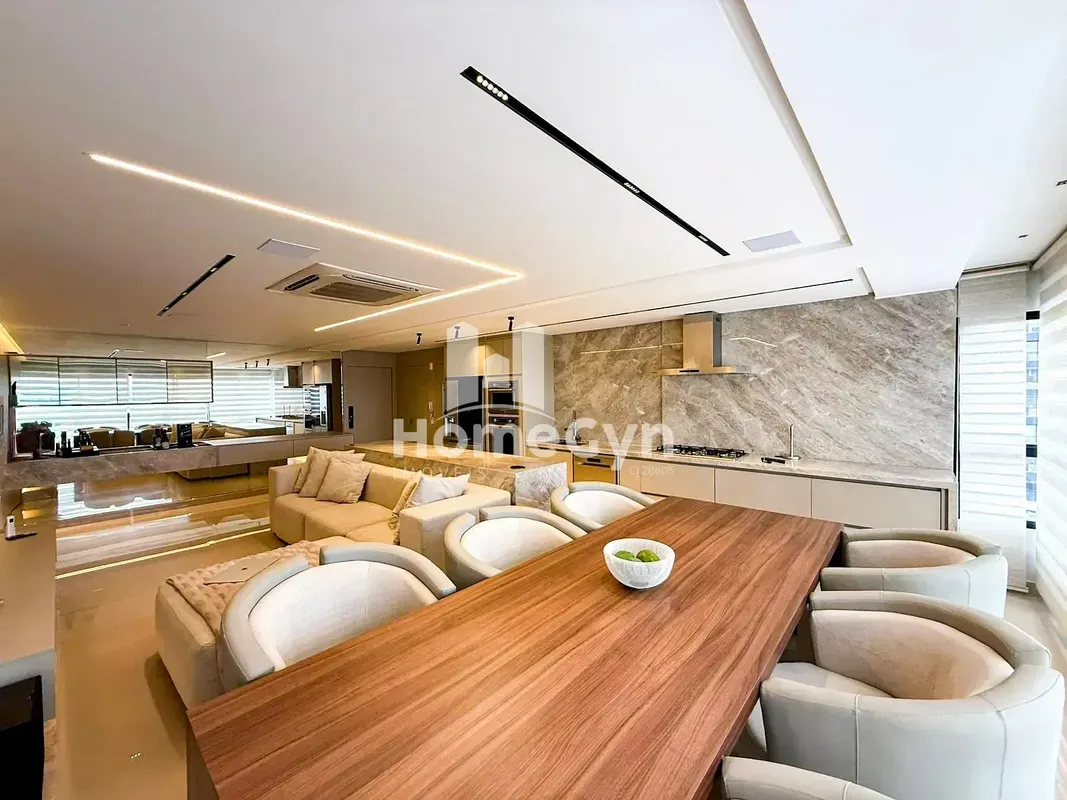 Apartamento de 3 suítes totalmente mobiliado e decorado com acabamento premium, ...