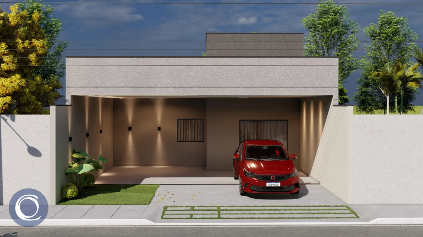 Linda casa setor oeste -GamaCasa com sala ampla, 3 quartos, sendo 1 suíte, jardi...