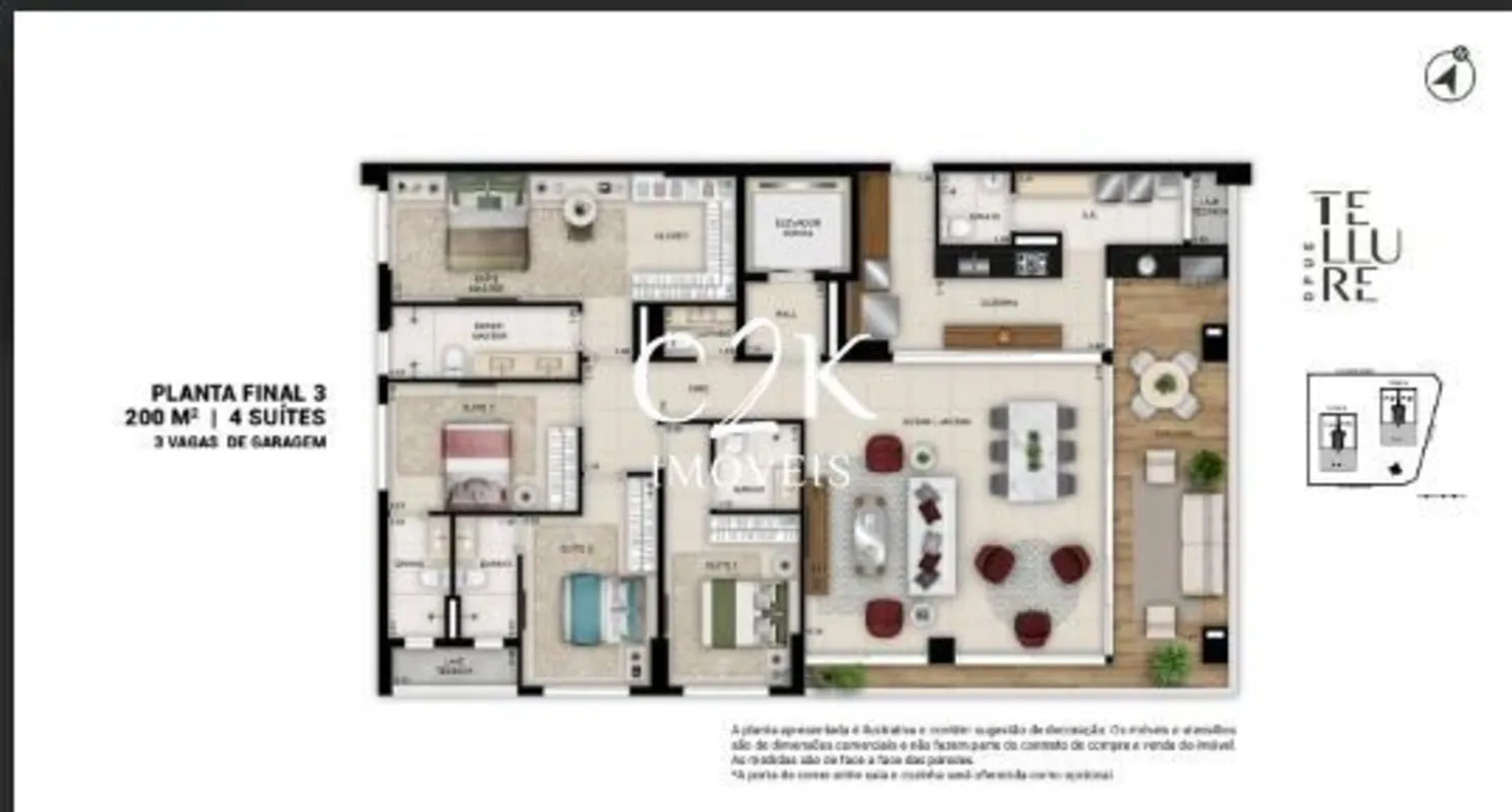 Apartamento - sala estendida + 3 suítes e lazer completo premium - St Serrinha??...