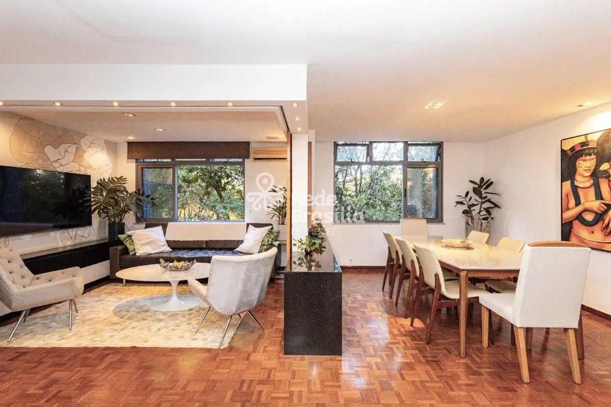 TH35331 - Sqn 202 Asa Norte, Apartamento Mobiliado 03 quartos, 3 suítes, 130m². ...