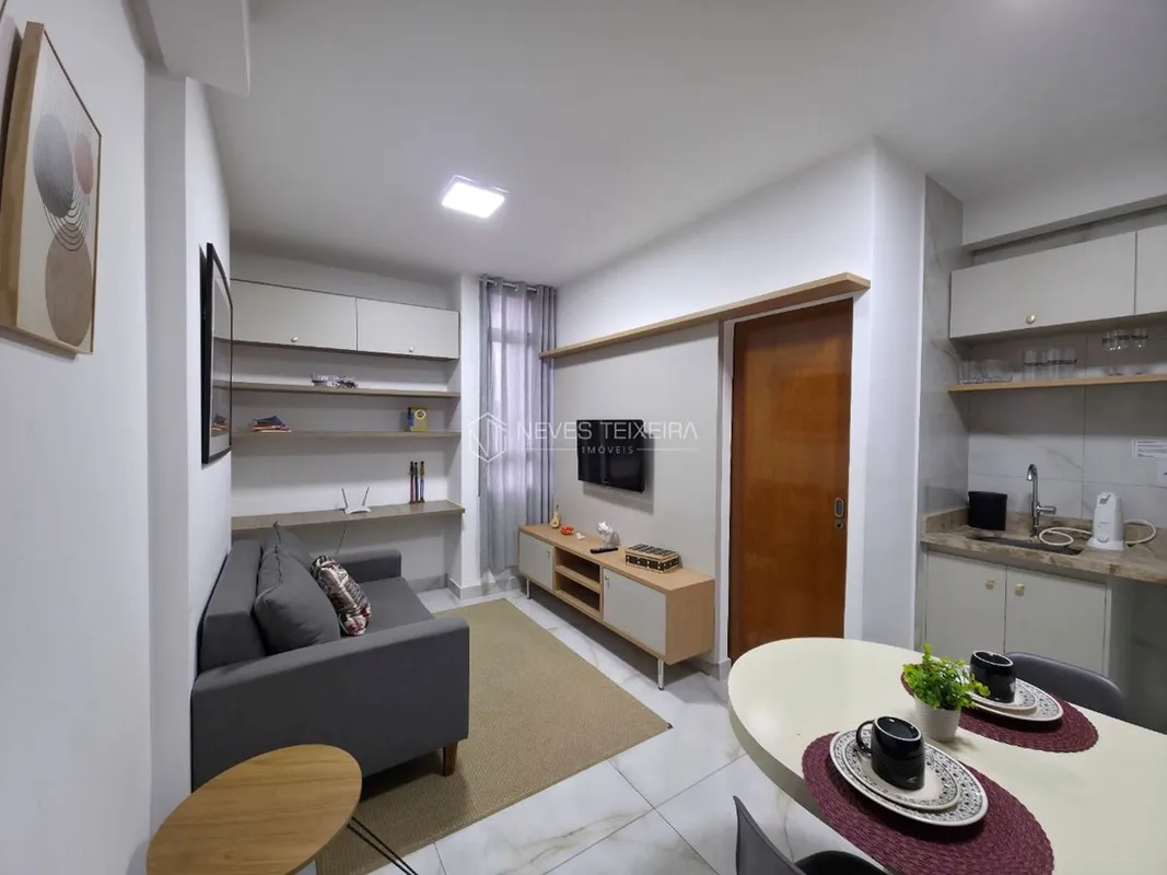 NEVES TEIXEIRA IMÓVEIS ALUGA: Excelente apartamento no Park Studios, com 26m², t...