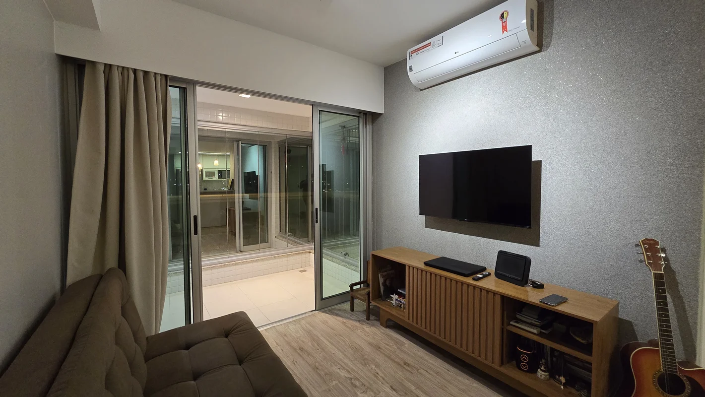 Viva com praticidade, conforto e qualidade de vida em um apartamento mobiliado n...