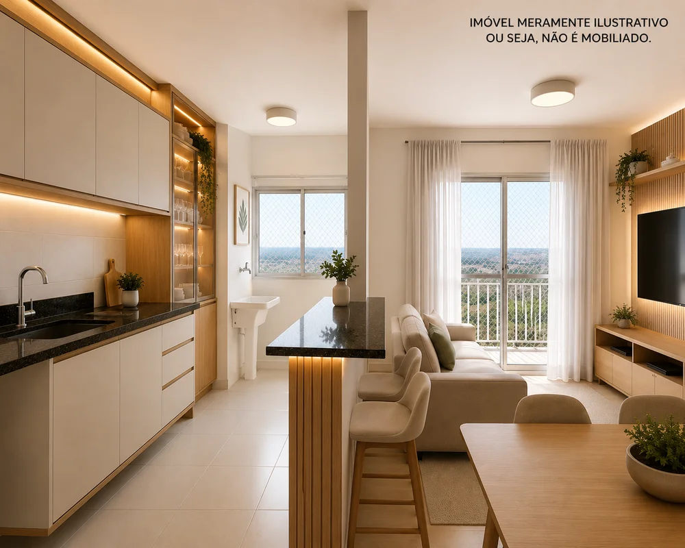 APARTAMENTO NASCENTE COM VISTA LIVRE E SACADA – TAGUATINGA NORTEExcelente oportu...