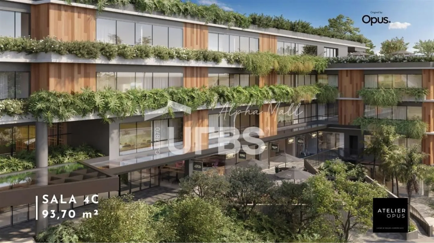 COD U-0033060 - Loja Térrea de 93 m² no Atelier Opus: Máxima Visibilidade no Alp...