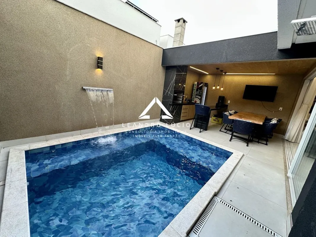 SOBRADO ALTO PADRÃO À VENDA NO RESIDENCIAL GRAN POÈME 180m² VARANDA GOURMET PISC...