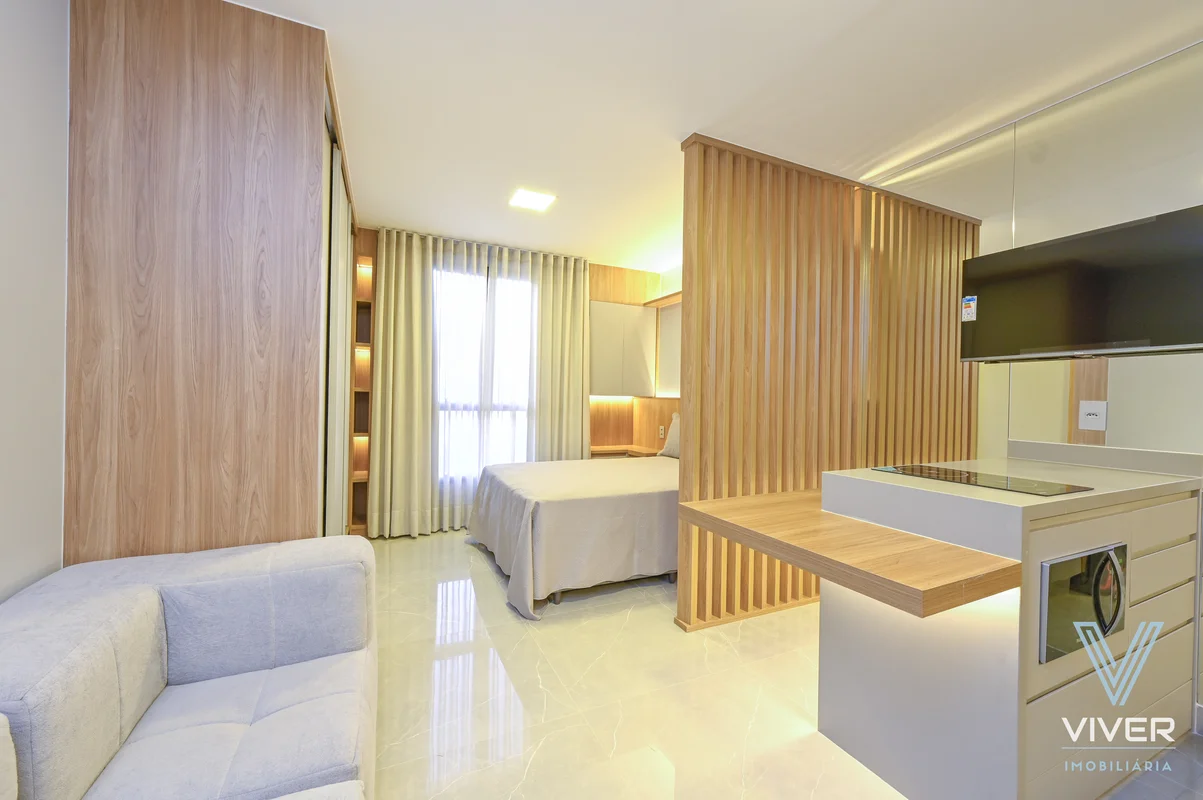 Apartamento de 1 quarto totalmente reformado e mobiliado no CA 02, uma das local...