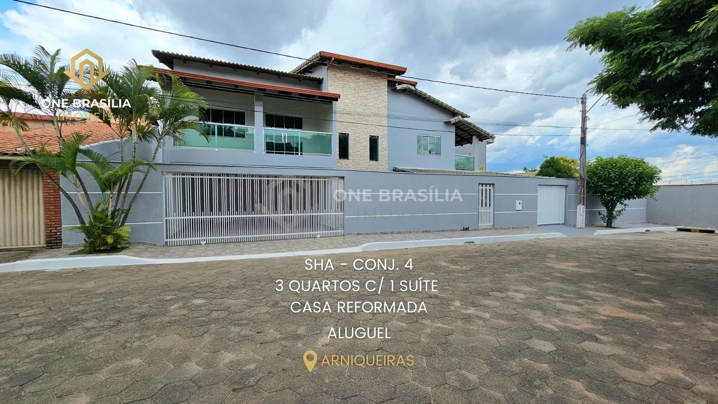 A One Brasília Imóveis aluga com exclusividade, uma linda casa em um condomínio ...