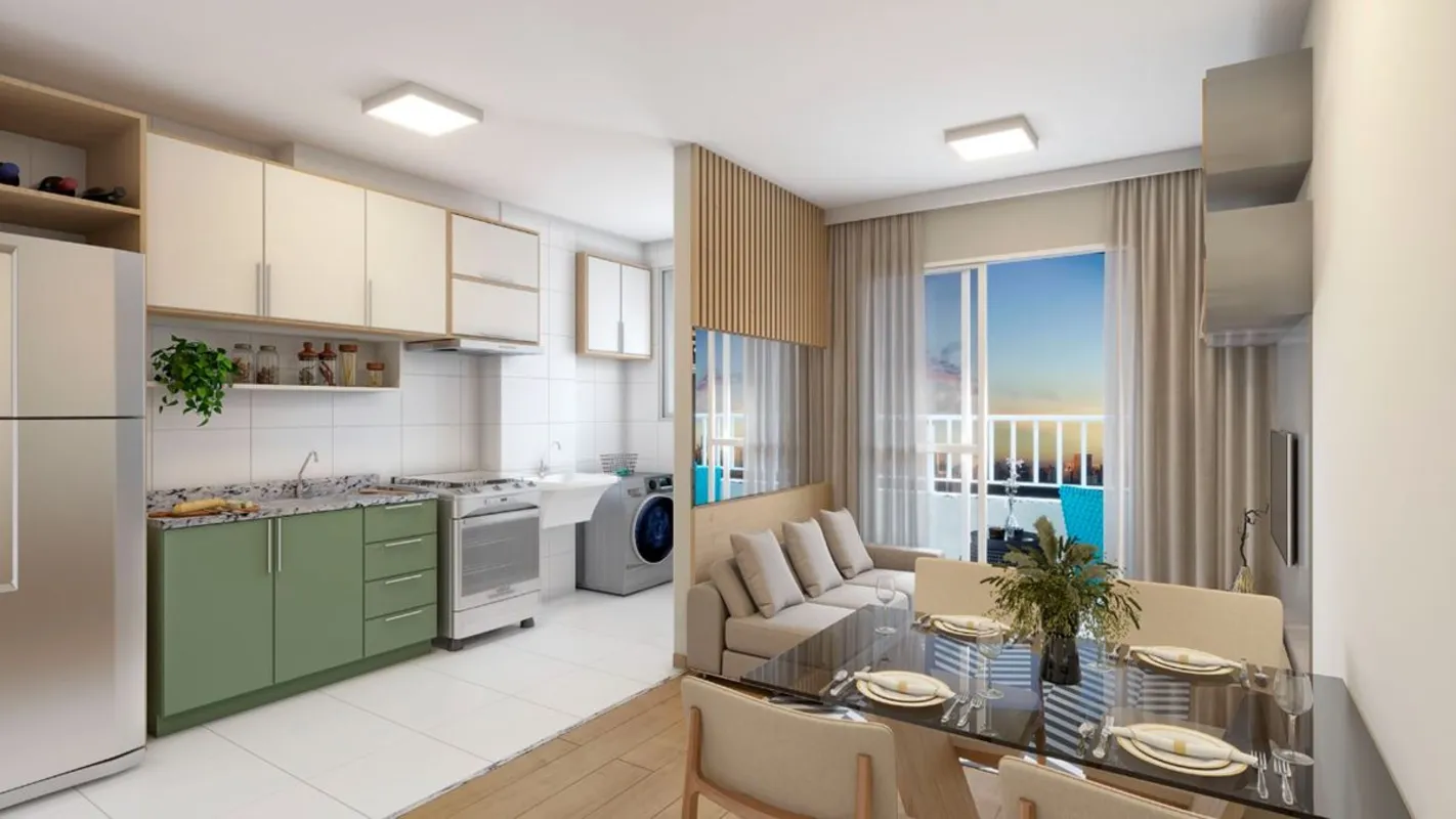 APARTAMENTO À VENDA RESIDENCIAL GIARDINI DI FIORI, SETOR DE INDÚSTRIA, GAMA/DFLo...