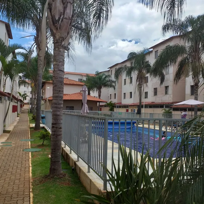 Apartamento à venda em Santa Maria-DF, condomínio Total Ville com 3 quartos, 1 s...