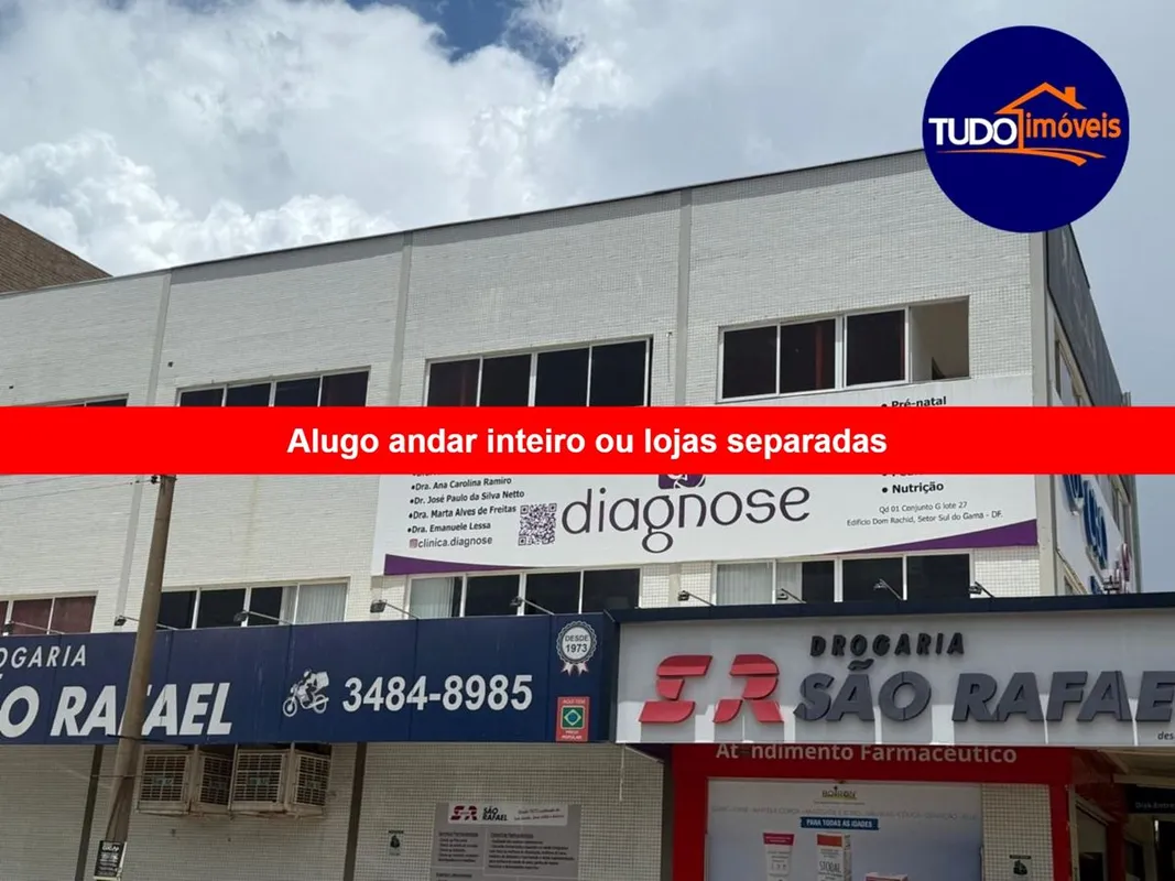 Tudo Imóveis - CRECI 23.925-DFALUGA ANDAR INTEIRO COM ELEVADOR R$ 7.500,00OU ALU...