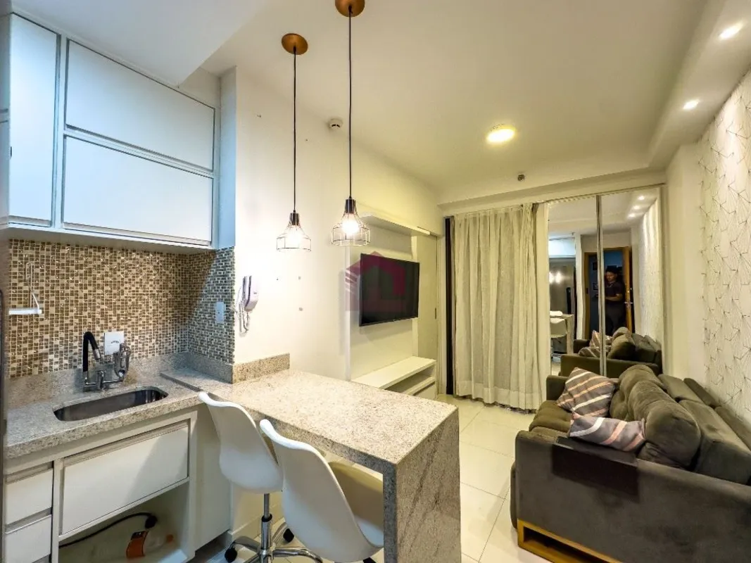 Fernandes & Coelho Imóveis aluga excelente apartamento mobiliado de 33,49m² no V...