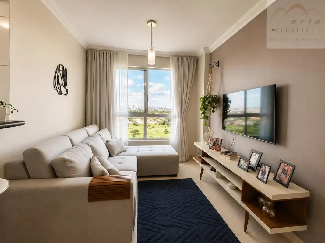 Apto de 2 quartos c/ suíte, 53 m², 1 vaga, reformado, andar alto, Res. VivereApa...