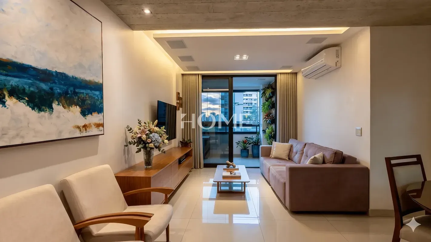 HOME ALUGA COM EXCLUSIVIDADE:APARTAMENTO MOBILIADO, REFORMADO E DECORADO, COMPOS...