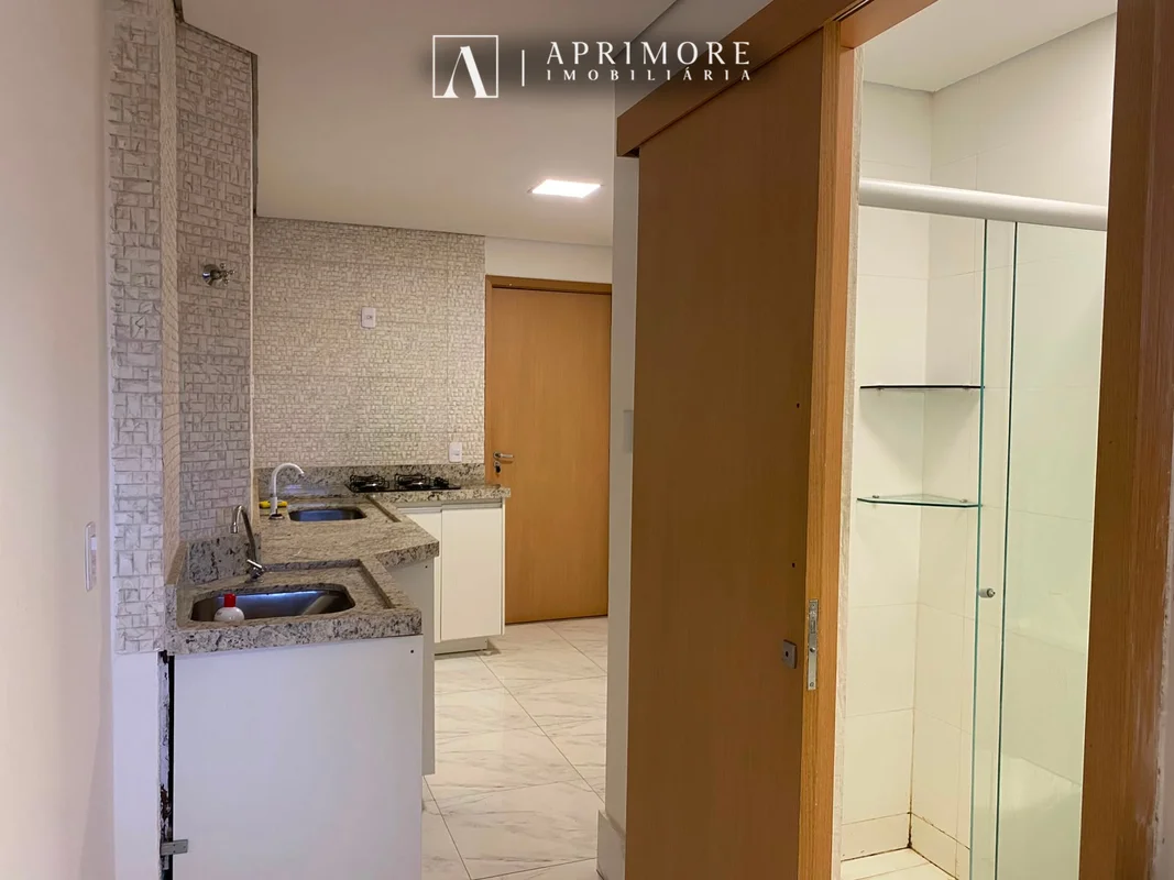APRIMORE IMOBILIÁRIA ALUGA:Apartamento de 01 quarto no Taguaparque.Cozinha com a...