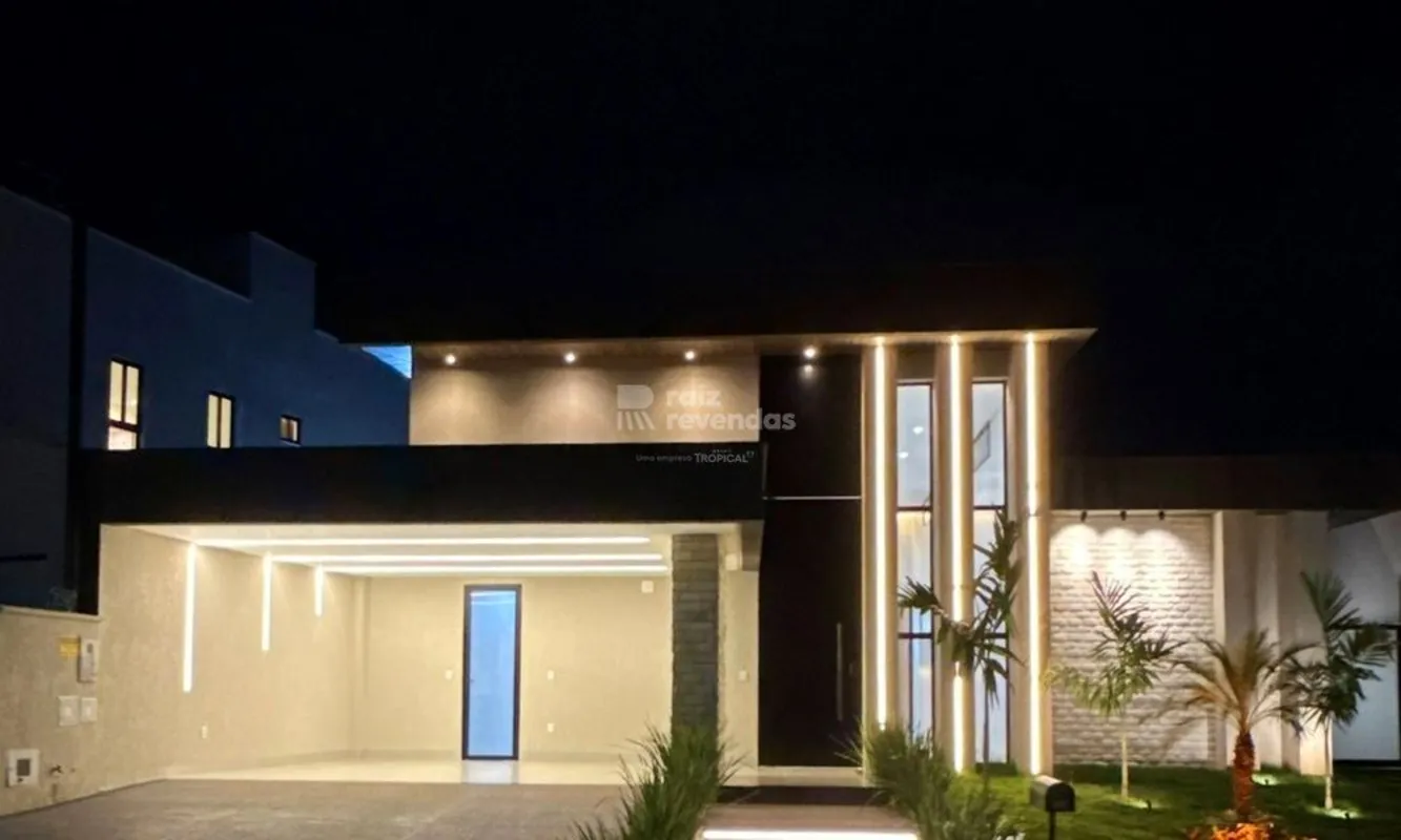 Casa Térrea de Alto Padrão à Venda no Jardins Bolonha – Goiânia3 Suítes | Piscin...