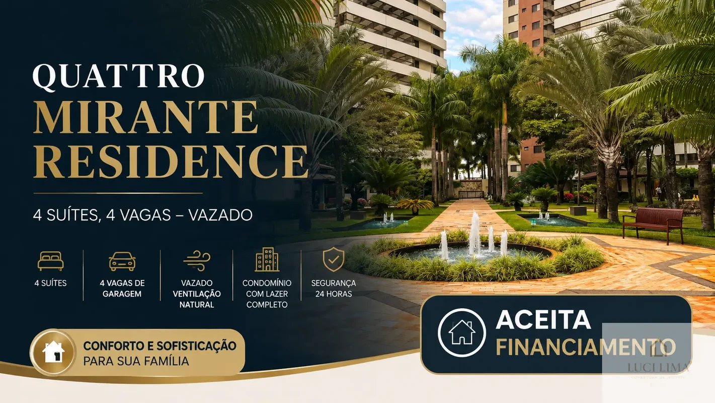 Sofisticação, exclusividade e imponência no Quattro Mirante Residence, em Águas ...