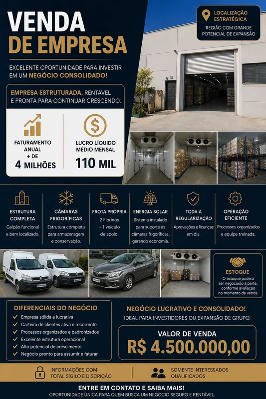 BE INVEST IMOB VENDE:OPORTUNIDADE DE INVESTIMENTO – EMPRESA ESTRUTURADA À VENDAE...