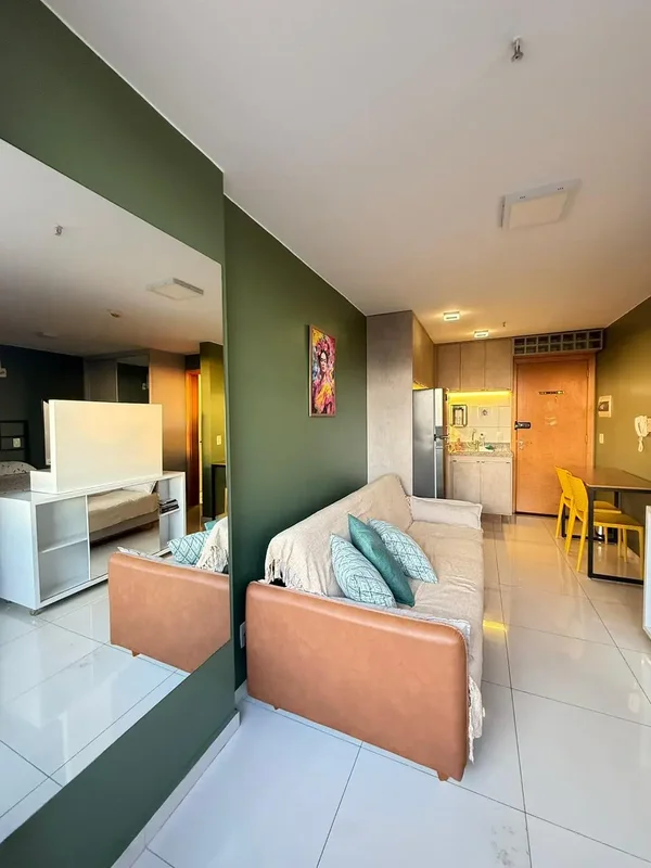 JDM IMOBILIÁRIA ALUGA:Apartamento no DF Plaza - Águas Claras- Mobiliado;- 01 qua...