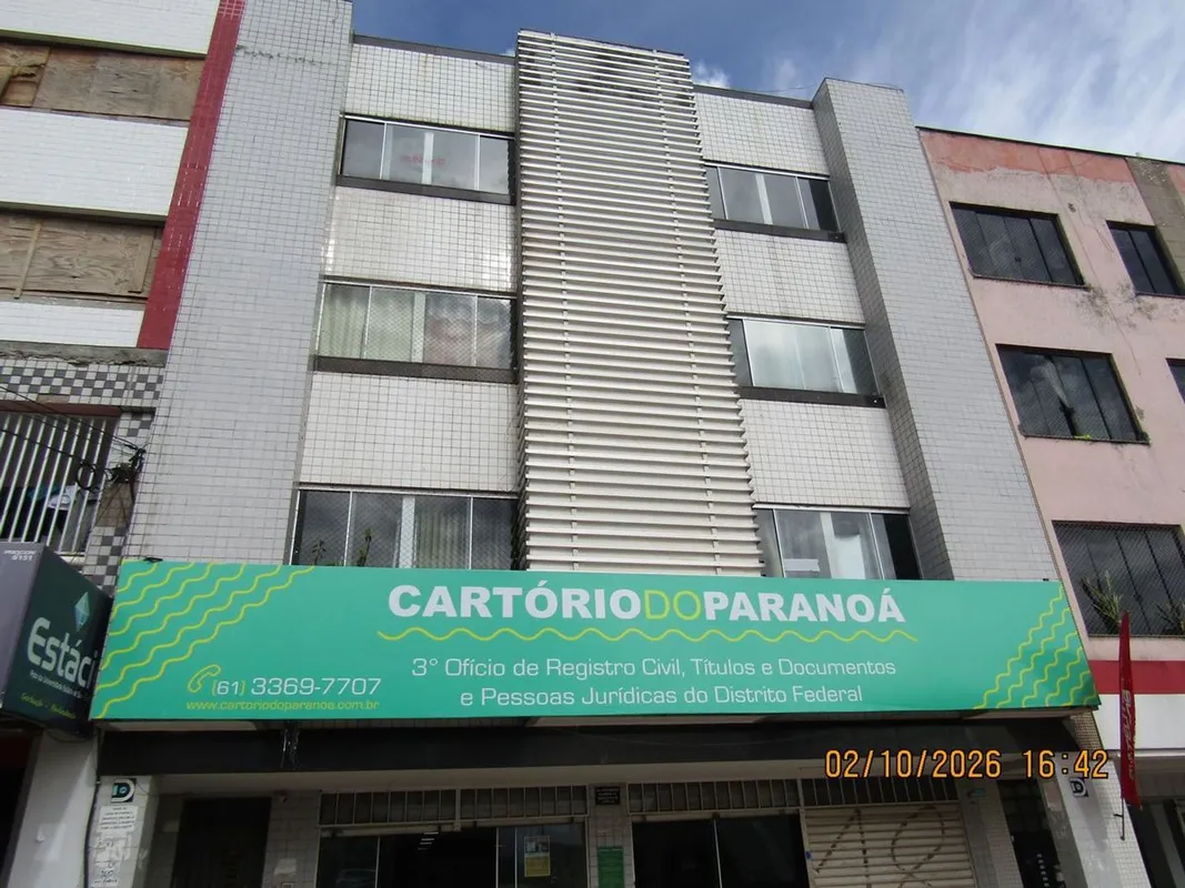 Apartamento na Av. Principal do Paranoá, prédio do Cartório.Composto Por, Sala, ...