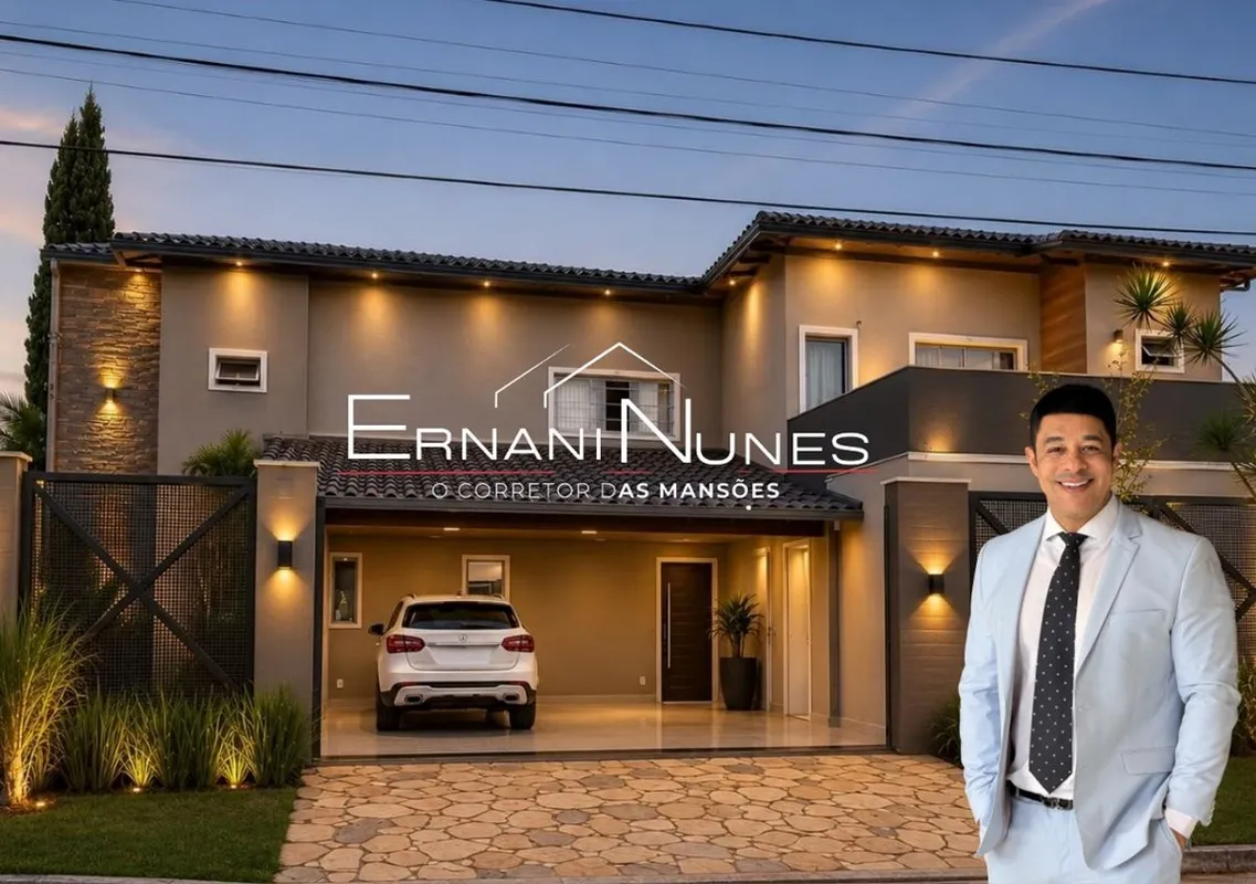 UMA CASA QUE IMPRESSIONA DESDE A PRIMEIRA VISITA Próximo ao Park Way e Mansão Im...