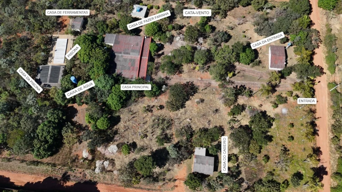 Casa Grande - MA 12Chácara com 20.000m² ESCRITURADA!!!- 4 casas sendo a principa...