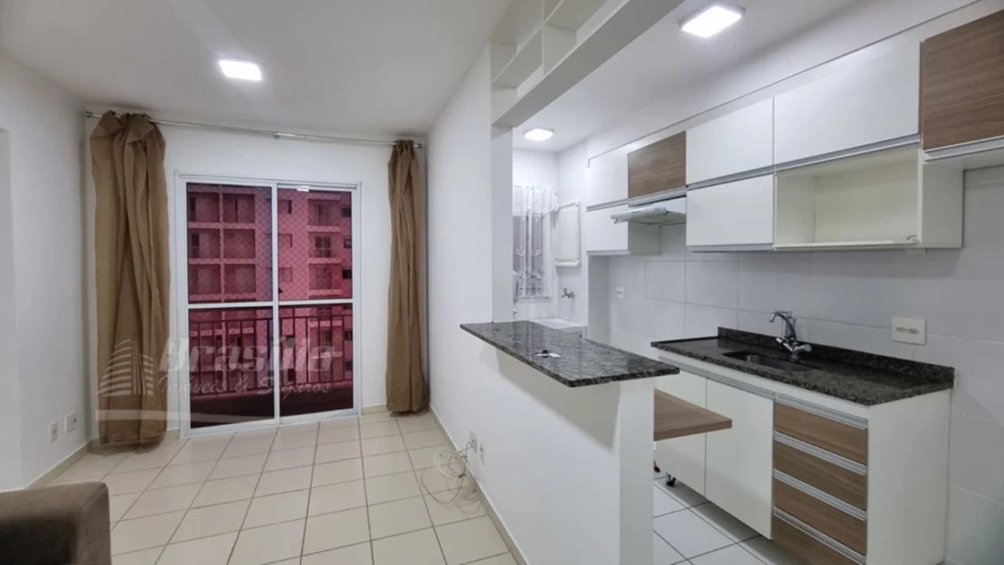 2 Quartos no Residencial Reserva JK - Setor Sagoca.Armários planejados na cozinh...