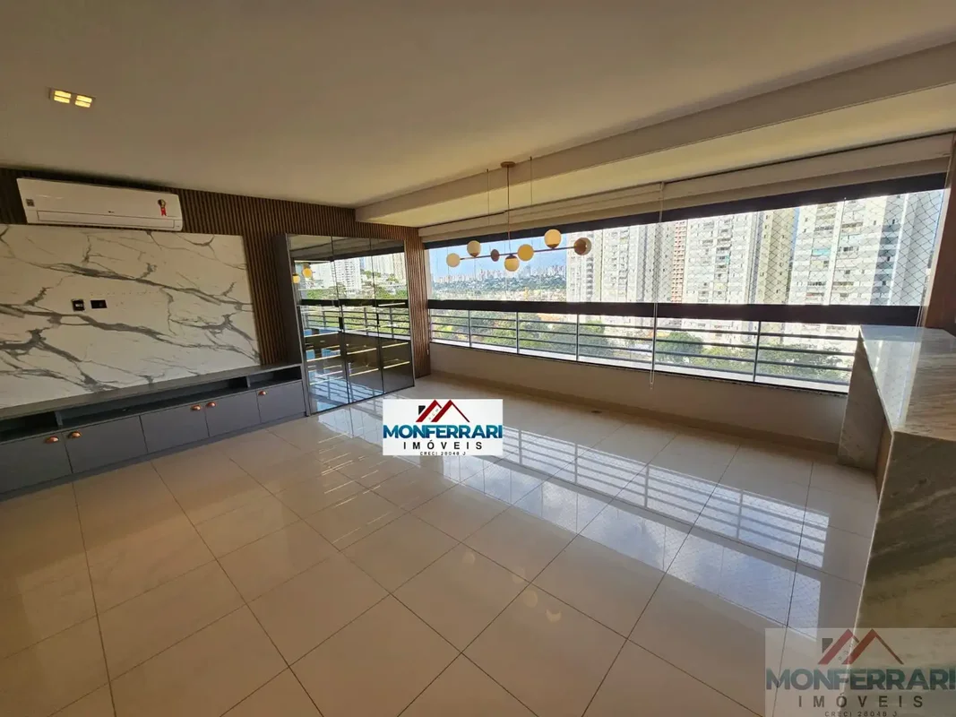 Apartamento de 112 m², com três quartos, sendo três suítes plenas, além de um la...