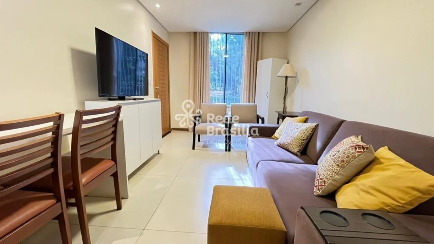 TH35424 - Sqs 413 Asa Sul, Apartamento Mobiliado 02 quartos, 50m². Agende sua vi...